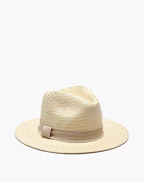 Madewell x Biltmore® Striped-Band Panama Hat | Madewell
