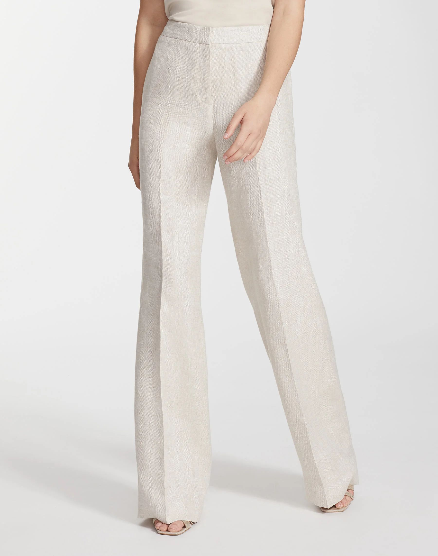 Leopold Linen Dalton Wide-Leg Pant | Lafayette 148 NY