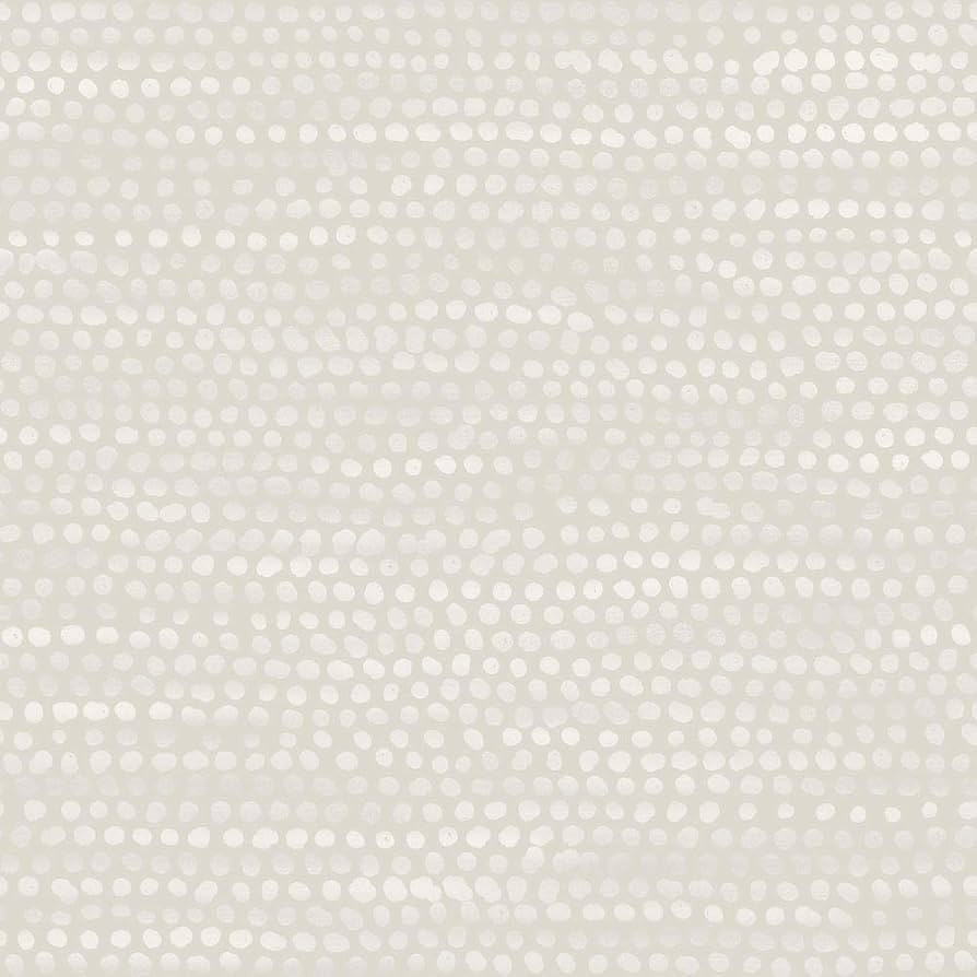 Tempaper Pearl Grey Moire Dots Removable Peel and Stick Wallpaper, 20.5 in X 16.5 ft, Made in the... | Amazon (US)