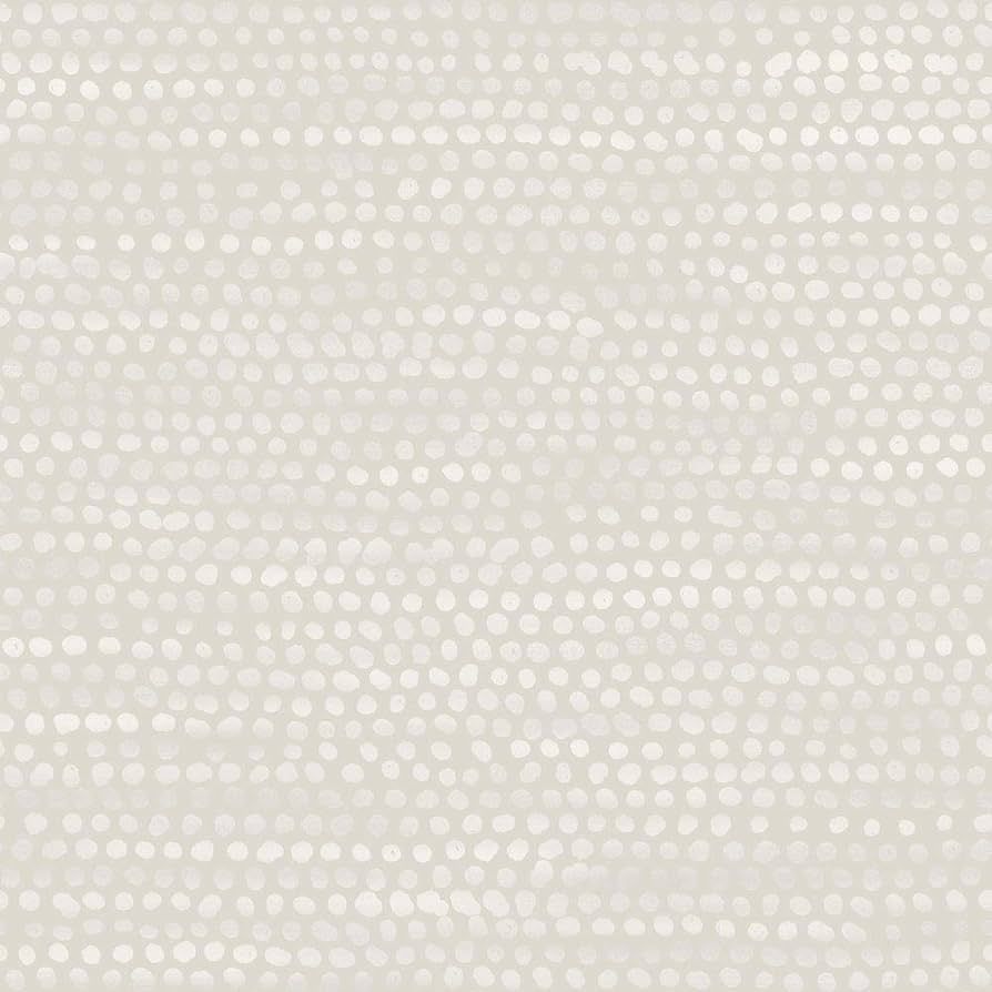 Tempaper Pearl Grey Moire Dots Removable Peel and Stick Wallpaper, 20.5 in X 16.5 ft, Made in the... | Amazon (US)