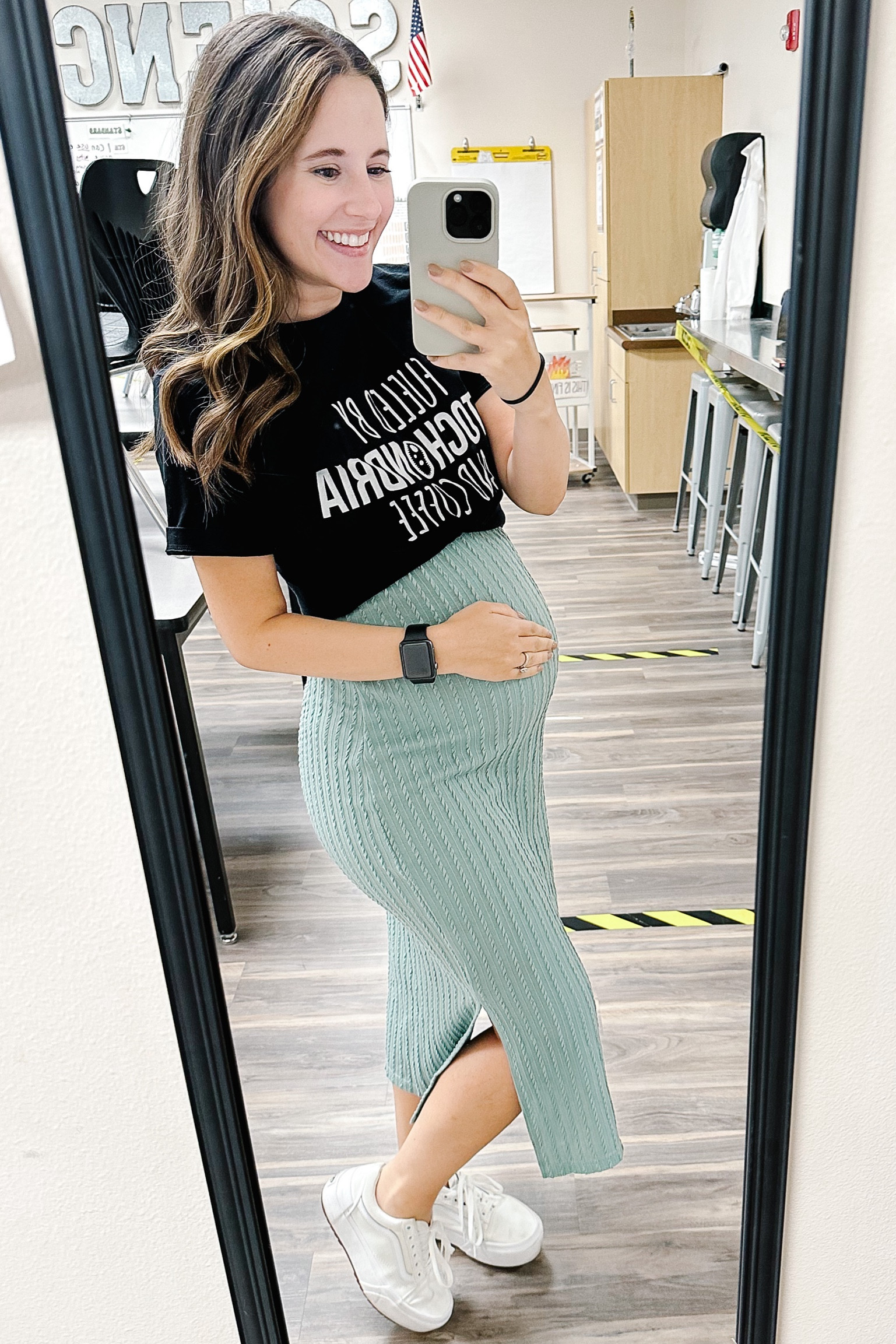 Tshirts over dresses for the win 🥳 happy Friday ! 

#LTKworkwear #LTKbump #LTKSeasonal