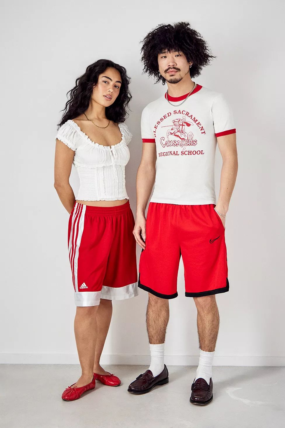 Urban Renewal Pantaloncini sportivi rossi | Urban Outfitters (US and RoW)