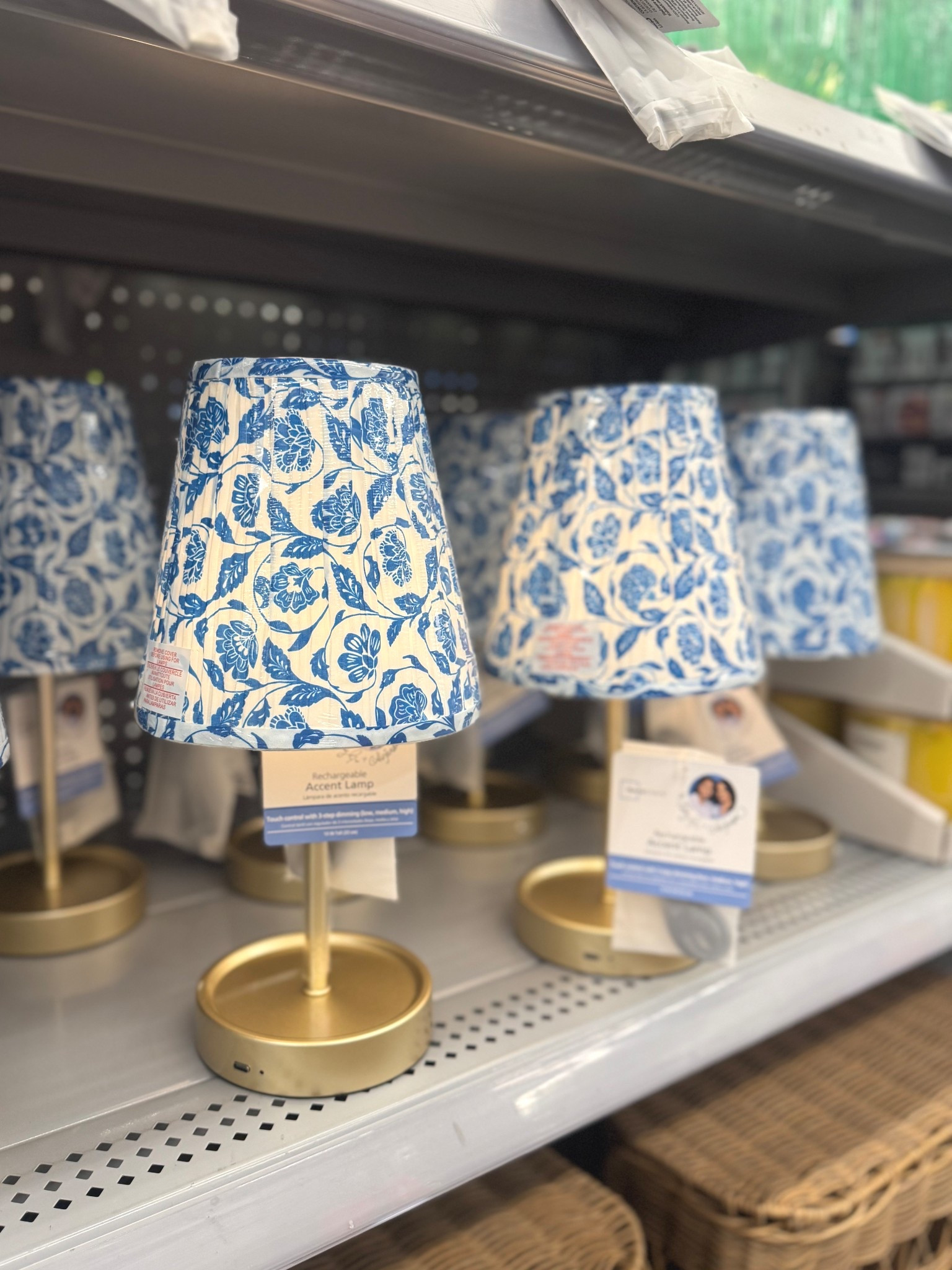 Rechargeable blue floral lamps! NEW & so affordable at Walmart!

#LTKHome #LTKFindsUnder50