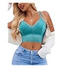 Avidlove Lace Bralette for Women V Neck Camisoles Racerback Adjustable Strap Crop Top | Amazon (US)