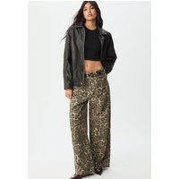 Stradivarius Leather effect jacket Black L | Stradivarius (UK)