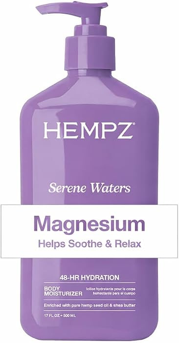 Hempz Magnesium Body Lotion for Sleep & Relaxation, Hydrating Lotion with Arnica, Electrolytes & ... | Amazon (US)