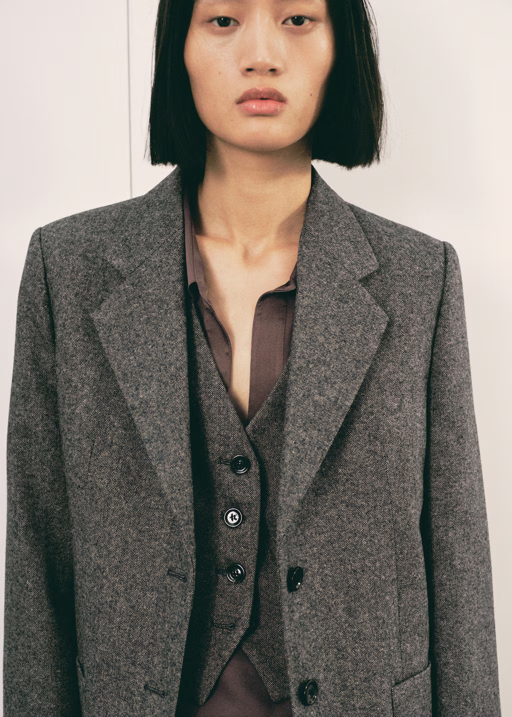 Speckled wool suit jacket | Mango (US/MX/AU)