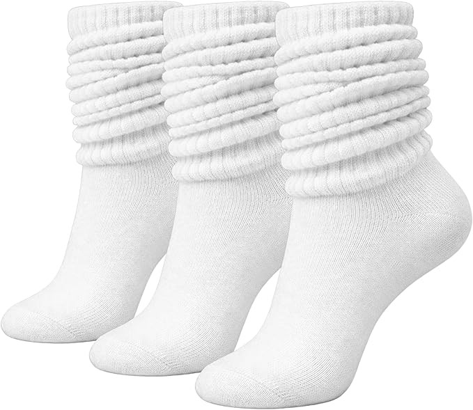 Winterlace Scrunch Slouch Socks 3 Pairs Womens Crew Knee High Extra Long Slouchy Premium Bulk Pac... | Amazon (US)