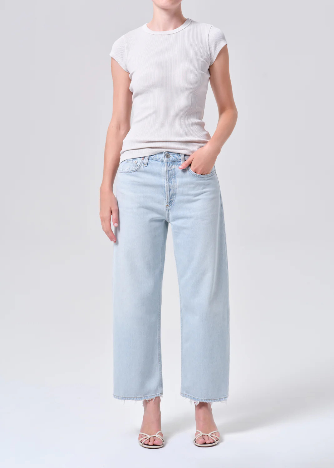 Arc Jean Loose Wide Crop in Tangent | AGOLDE
