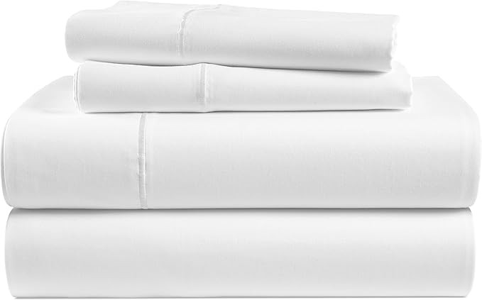 LANE LINEN 100% Egyptian Cotton King Sheets Set – 4 Piece Sateen Weave Bed Sheets, Ultra Soft, ... | Amazon (US)