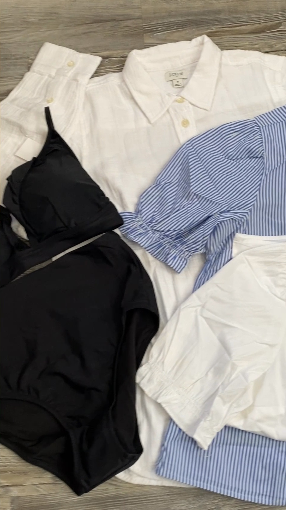 I love these classic pieces. Everything is 40% off, plus an additional 20% off $125+ when you use NEW4SPRING.
I am 5’4”. My normal pants size is 4/27, and I ordered a small in the bikini bottom. I have a 34D chest, and I ordered a medium in the bikini top. All other tops are size small. 

#LTKsalealert #LTKswim #LTKstyletip