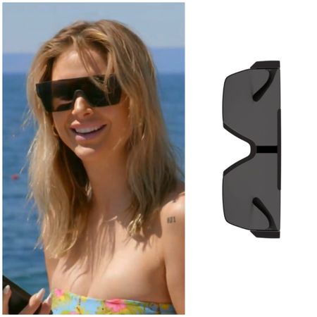 Lala Kent’s Black Shield Sunglasses