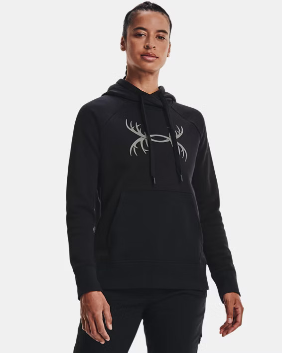Women's UA Rival Fleece Antler Hoodie | Under Armour (US)