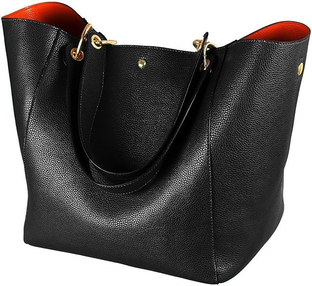 Large Capacity Work Tote Bags for Women's Leather Big Purses and handbags ladies Waterproof Big Shou | Amazon (US)