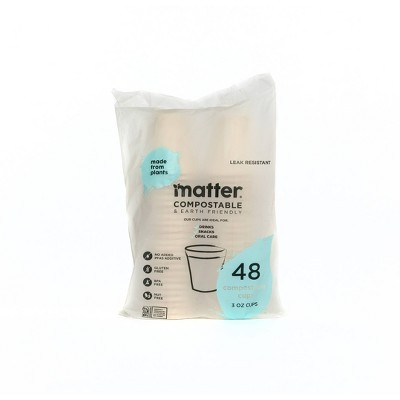 Matter Compostable Disposable Cup - 3oz/48ct | Target