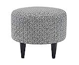 MJL Furniture Designs Sophia Round Ottoman Foot Rest for Living Room, Bedroom, Reading Nook and Home | Amazon (US)