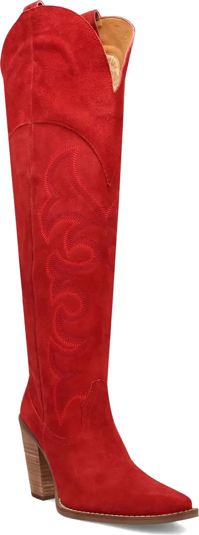 Primadonna Pointed Toe Over the Knee Western Boot (Women) | Nordstrom