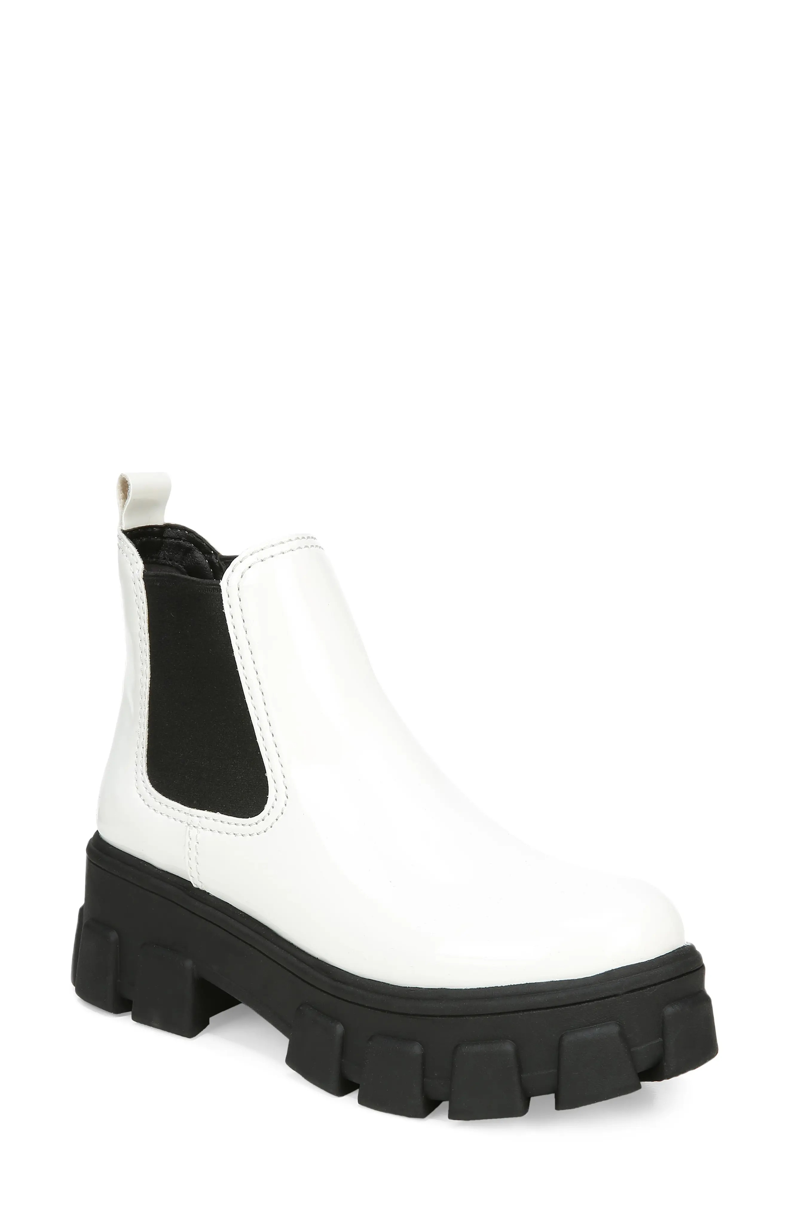 Circus by Sam Edelman Darielle Bootie in White Patent at Nordstrom, Size 5.5 | Nordstrom