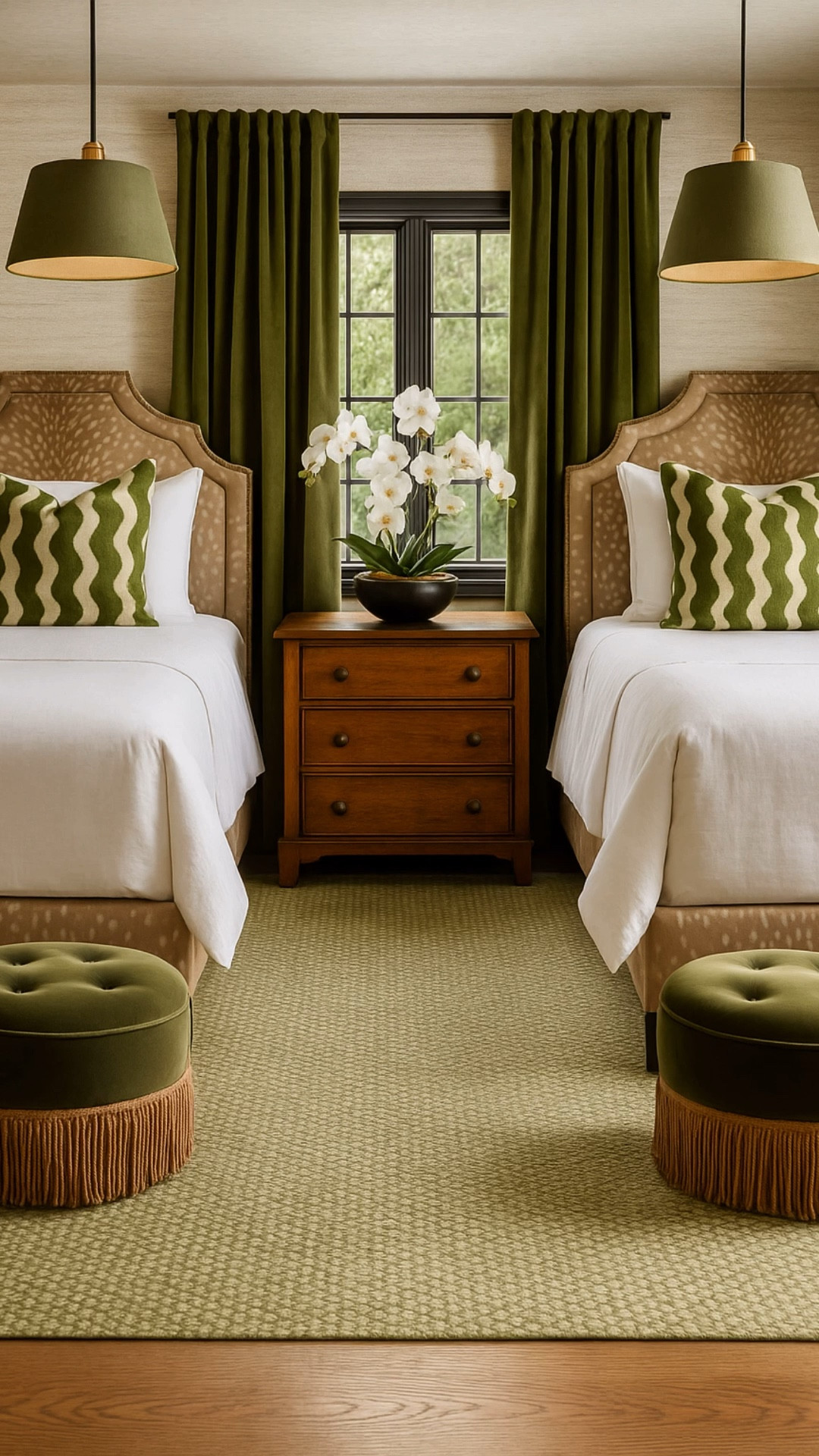 Obsessed with this green and brown twin guest bedroom design 

#LTKSaleAlert #LTKCyberWeek #LTKHome