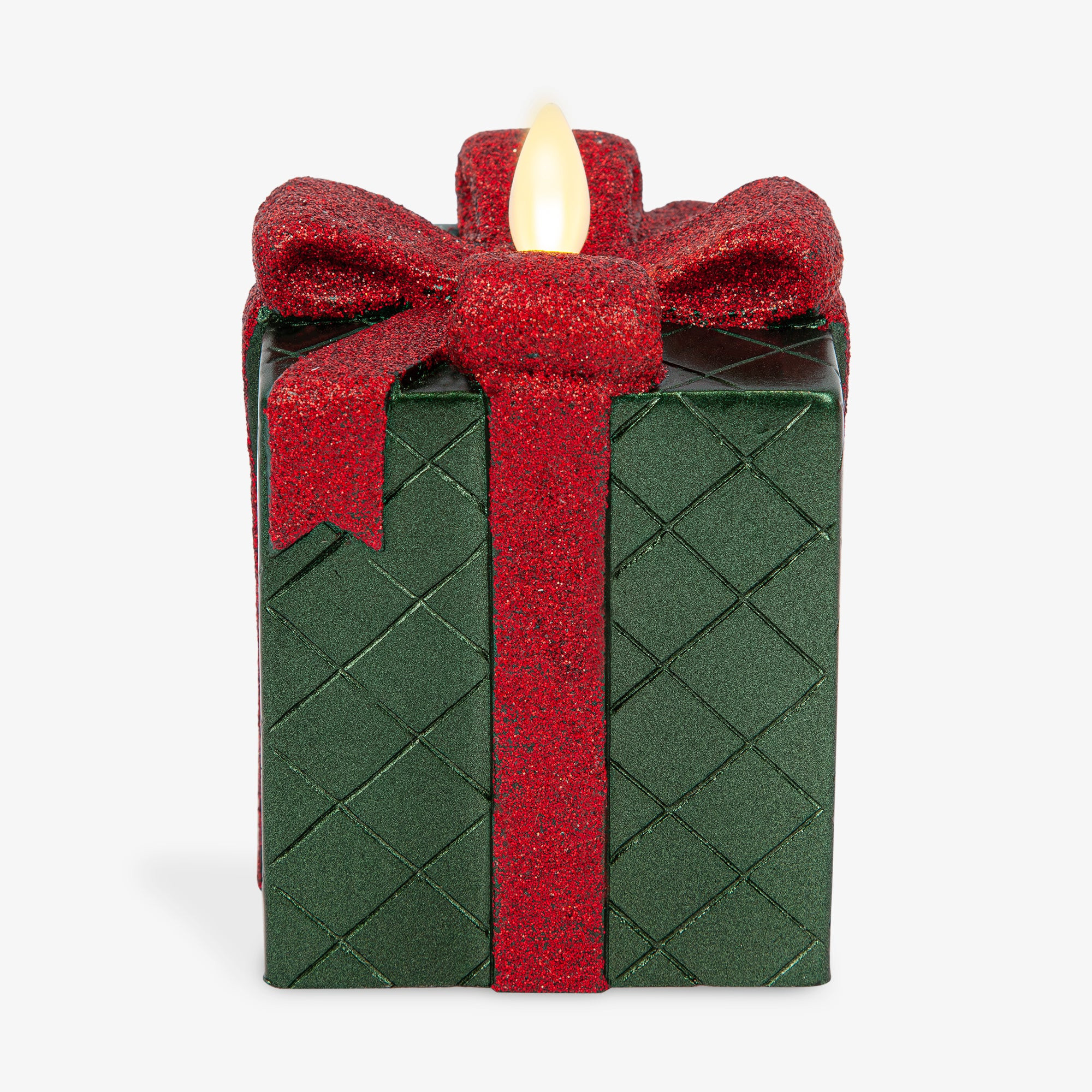 Holiday Green Flameless Candle Gift Box | Luminara