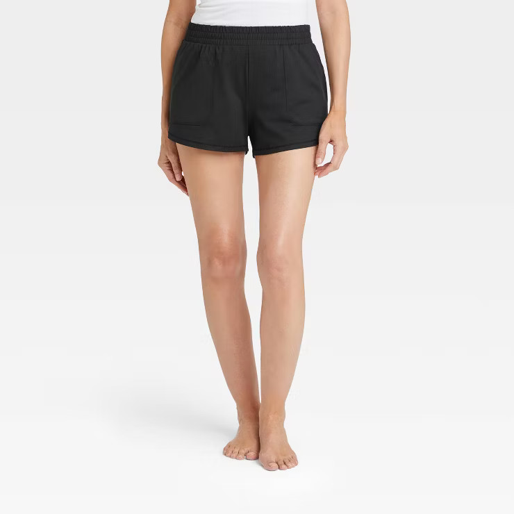 Women's Mid-Rise Knit Shorts 3.5" - All in Motion™ | Target