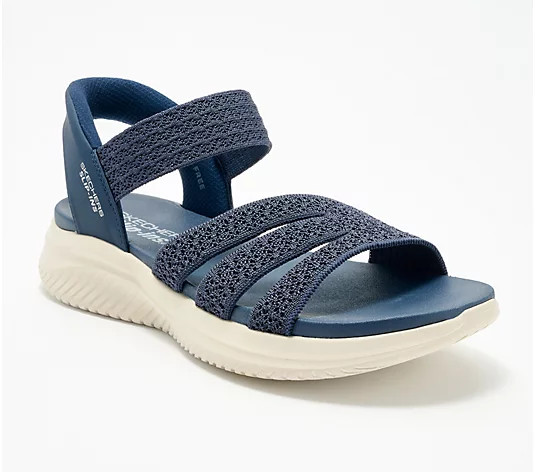 Make Your Selection: Skechers Slip-ins Washable Knit Ultra Flex 3.0 Sandals | QVC