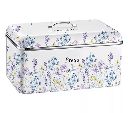 Make Your Selection: Laura Ashley Bread and Baked Goods Storage Bin with Handle | QVC