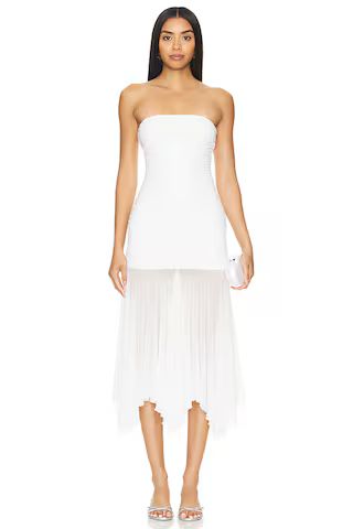 superdown x Ella Rose Amaris Strapless Dress in White from Revolve.com | Revolve Clothing (Global)