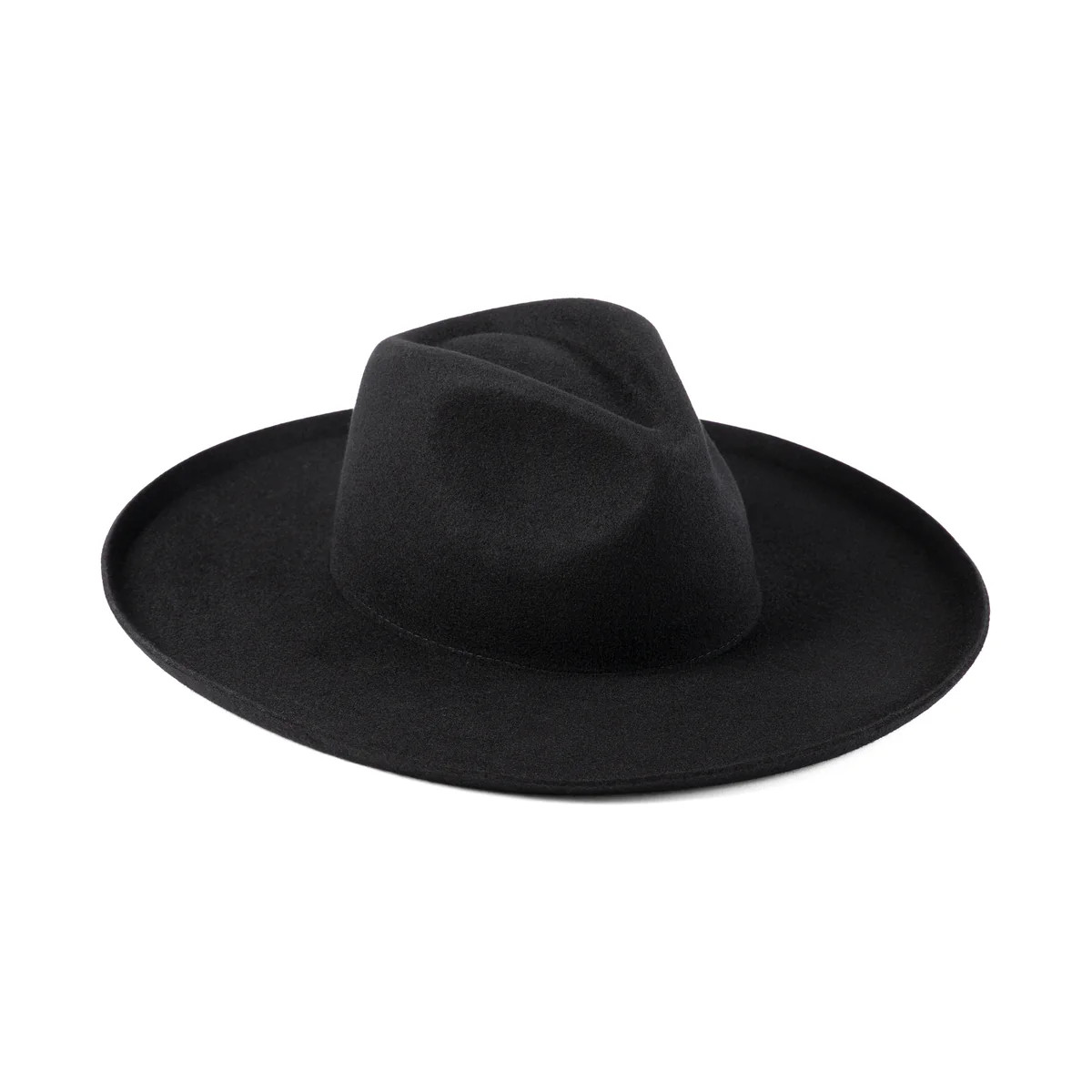 The Melodic Fedora - Wool Felt Fedora Hat in Black | Lack of Color US | Lack of Color US