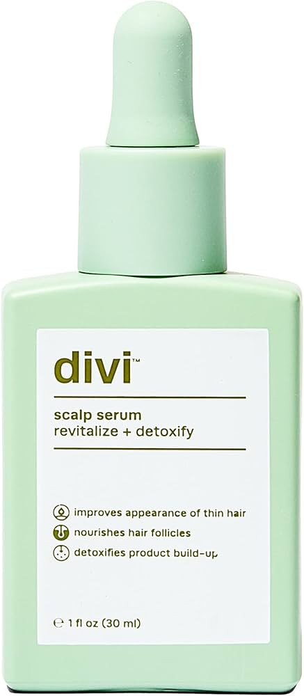 divi Scalp Serum, Revitalize and Detoxify, Aids Against Hair-Thinning, Nourishes Hair Follicles, ... | Amazon (US)