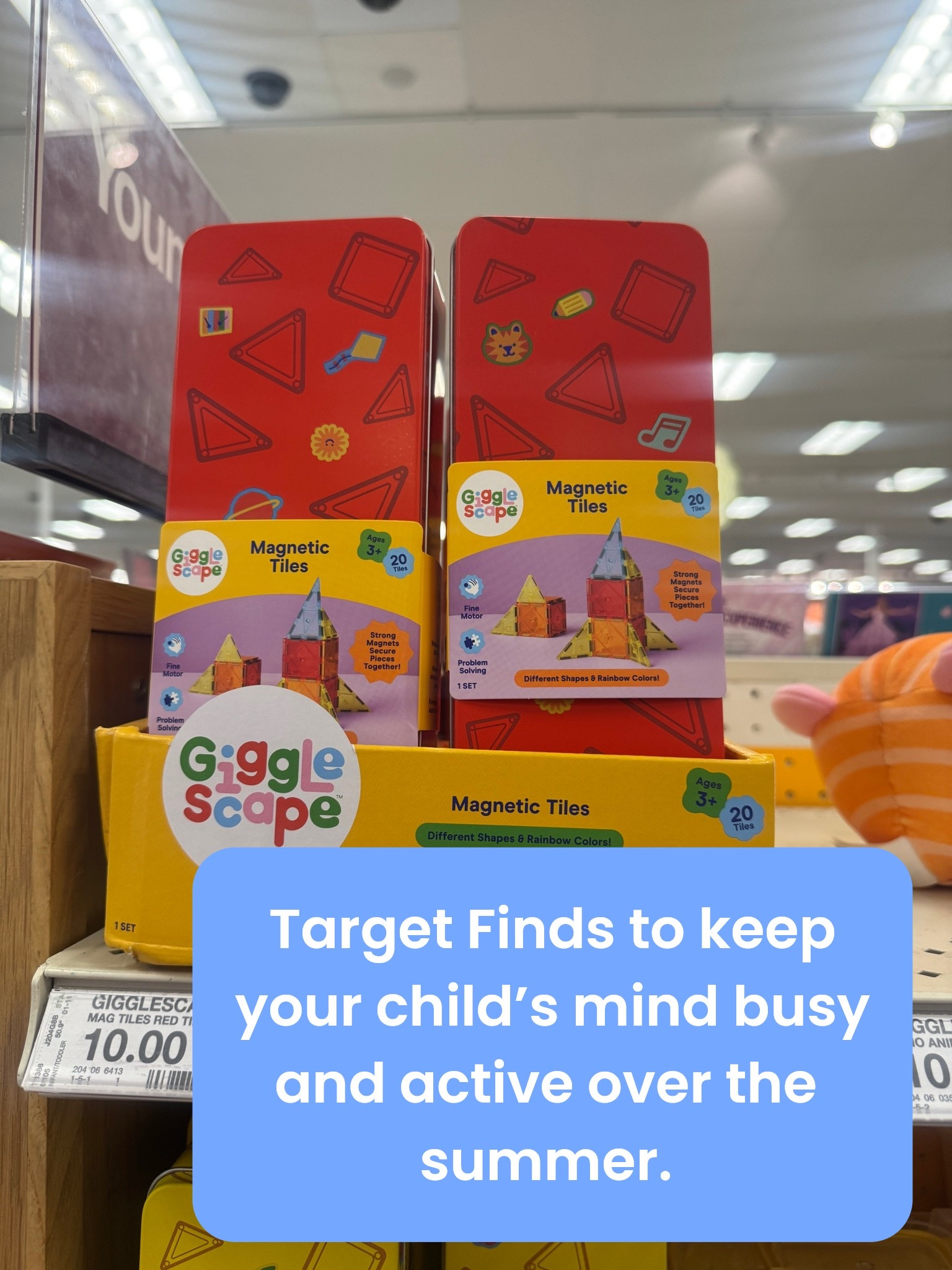 More building opportunities with magnetic tiles. This set is perfect for on the go since it comes with its own case.

#LTKmomlife #LTKKids