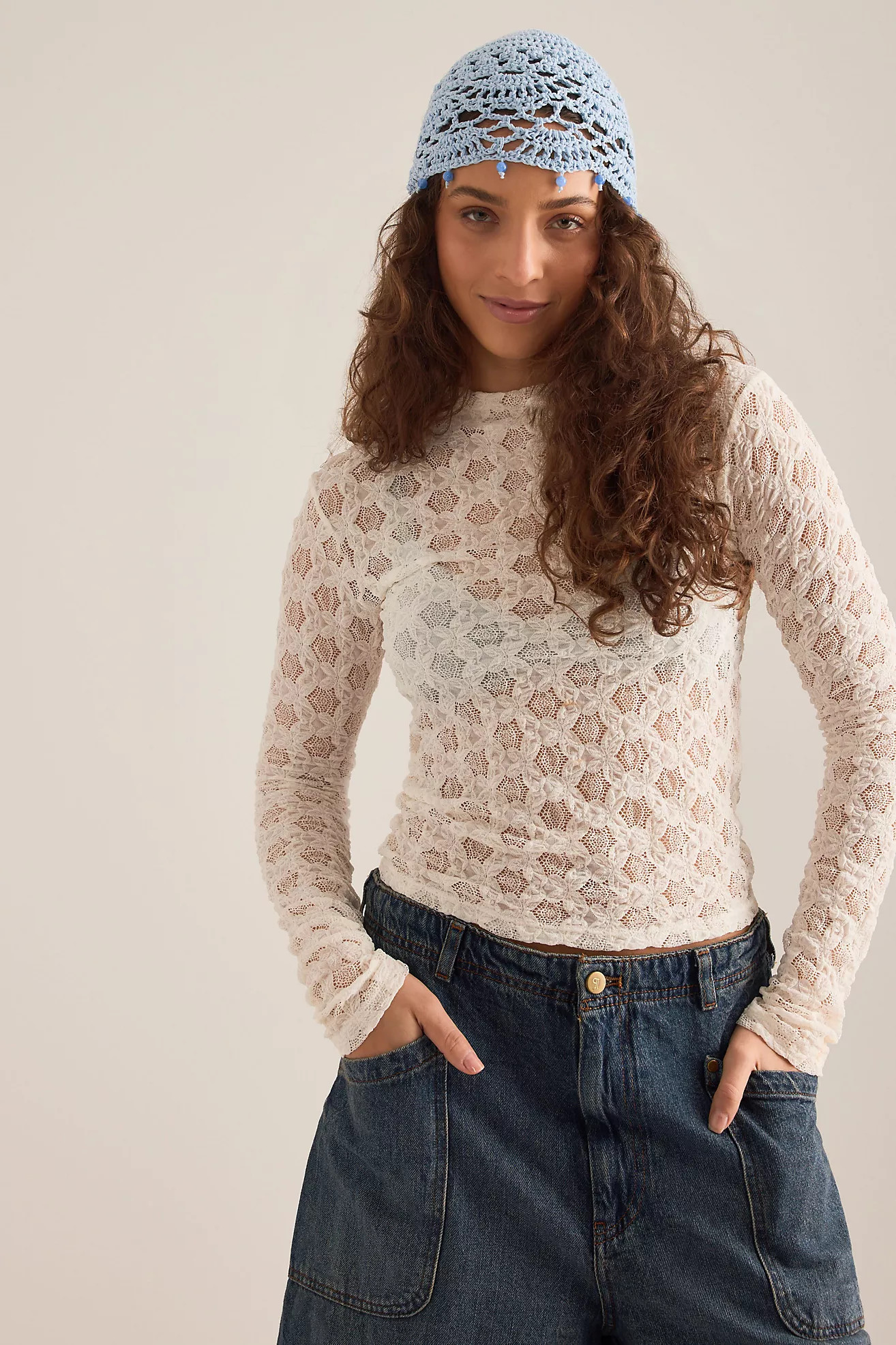 Crochet Beaded Skull Cap | Anthropologie (UK)