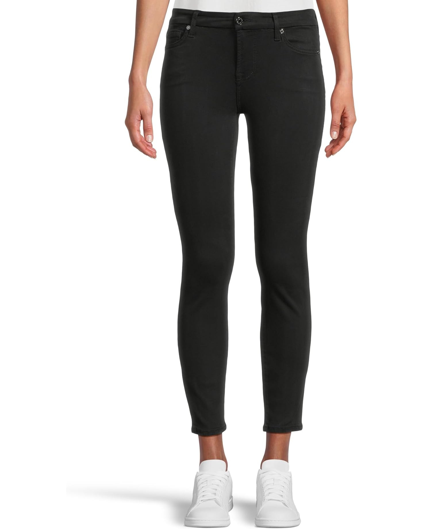 The Ankle Skinny in Slim Illusion Black | Zappos