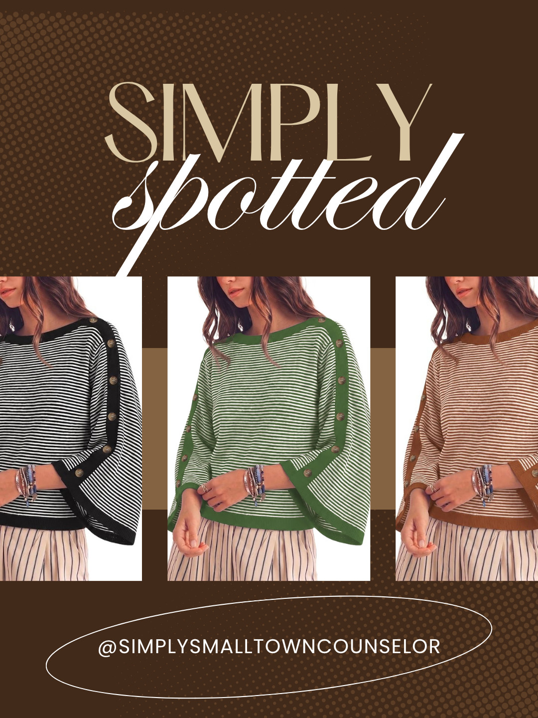 Simply Spotted 👀✨ Something currently catching my eye! This batwing sweater is so cute and lightweight—the perfect piece for transitioning into fall! 🍂 

 
