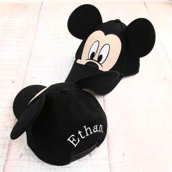 Personalized Disney Kid's Baseball Cap / Hat With 3D Ears | Etsy | Etsy (US)