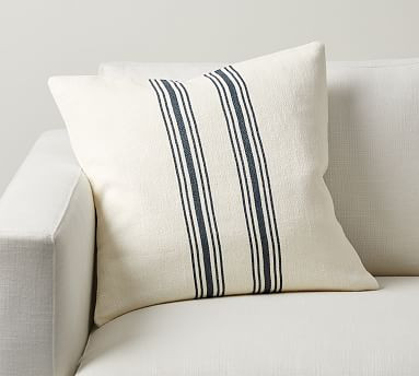 Culver Grainsack Striped Reversible Pillow Covers | Pottery Barn (US)