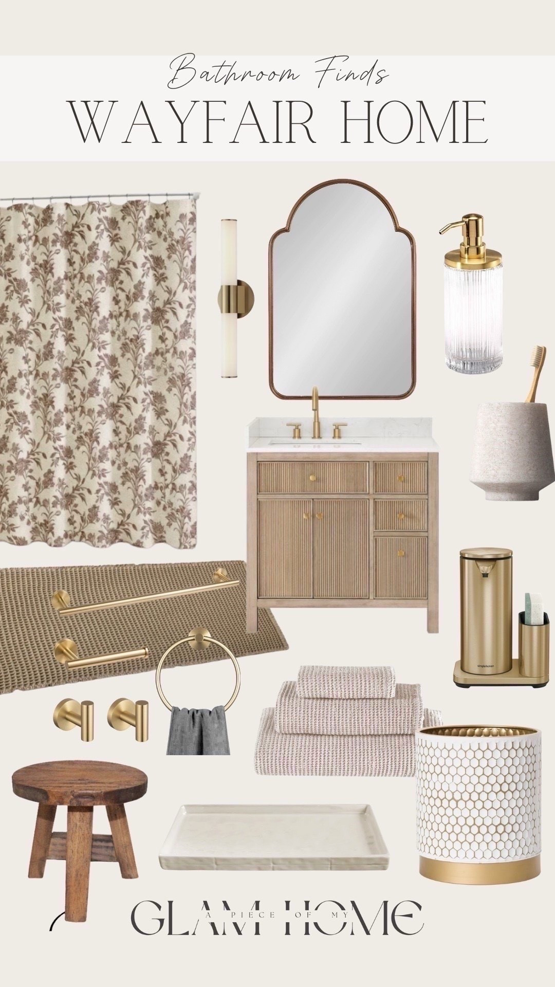 Wayfair bathroom finds! 


5 days of deals, vanity, rug, trash can, shower curtain, mirror, soap dispenser, towels, #LTKHoliday 



#liketkit 
@shop.ltk
https://liketk.it/5Ml17



#liketkit #LTKHome #LTKSaleAlert
@shop.ltk
https://liketk.it/5PRs5