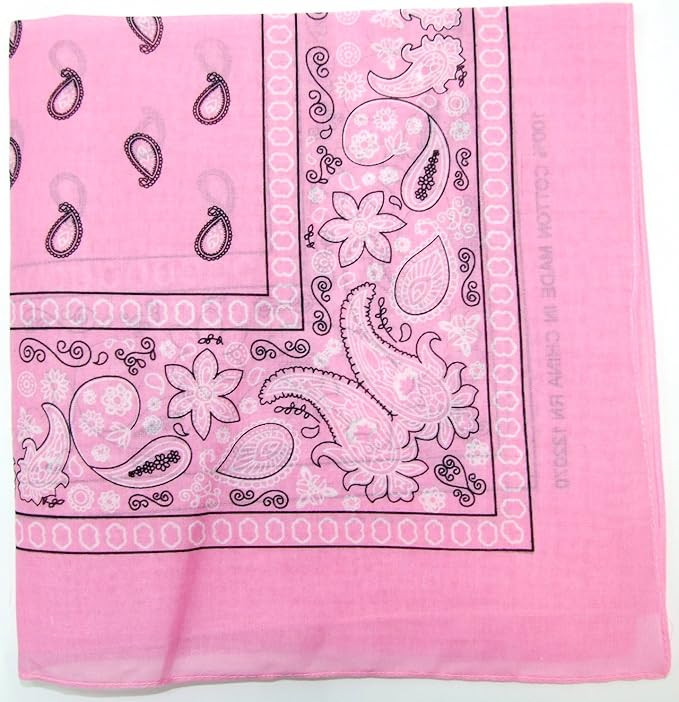 Novelty Bandanas Paisley Cotton Bandanas Single Pack | Amazon (US)