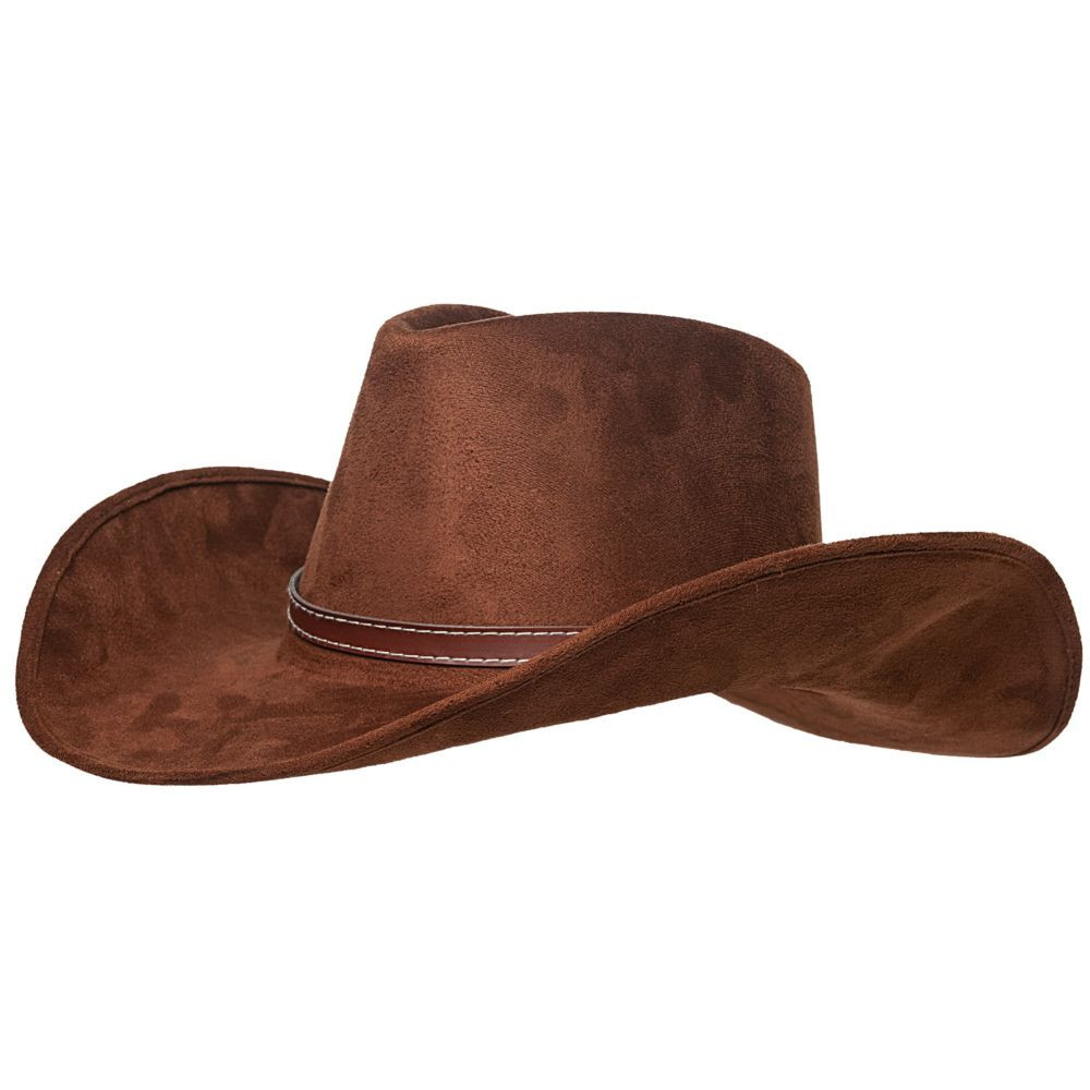 Adult's Brown Cowboy Hat with Hatband | Oriental Trading Company