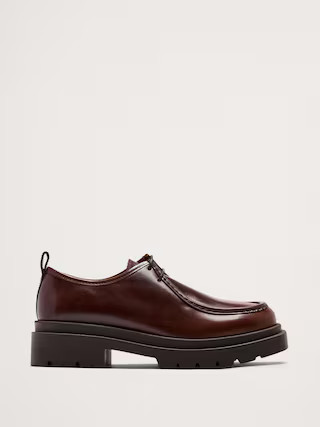Italian Leather Derby Shoes | Banana Republic (US)