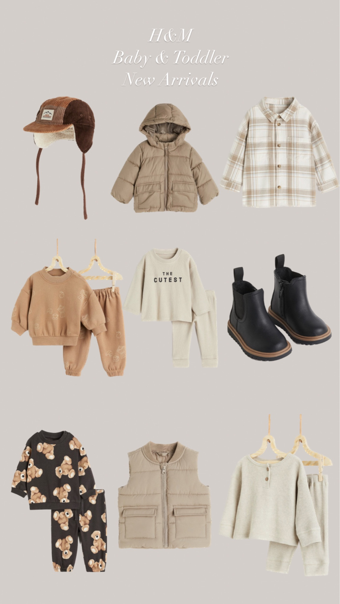 H&M baby/toddler new arrivals. Toddler fall/ winter clothes. 

#LTKFind #LTKkids #LTKunder50