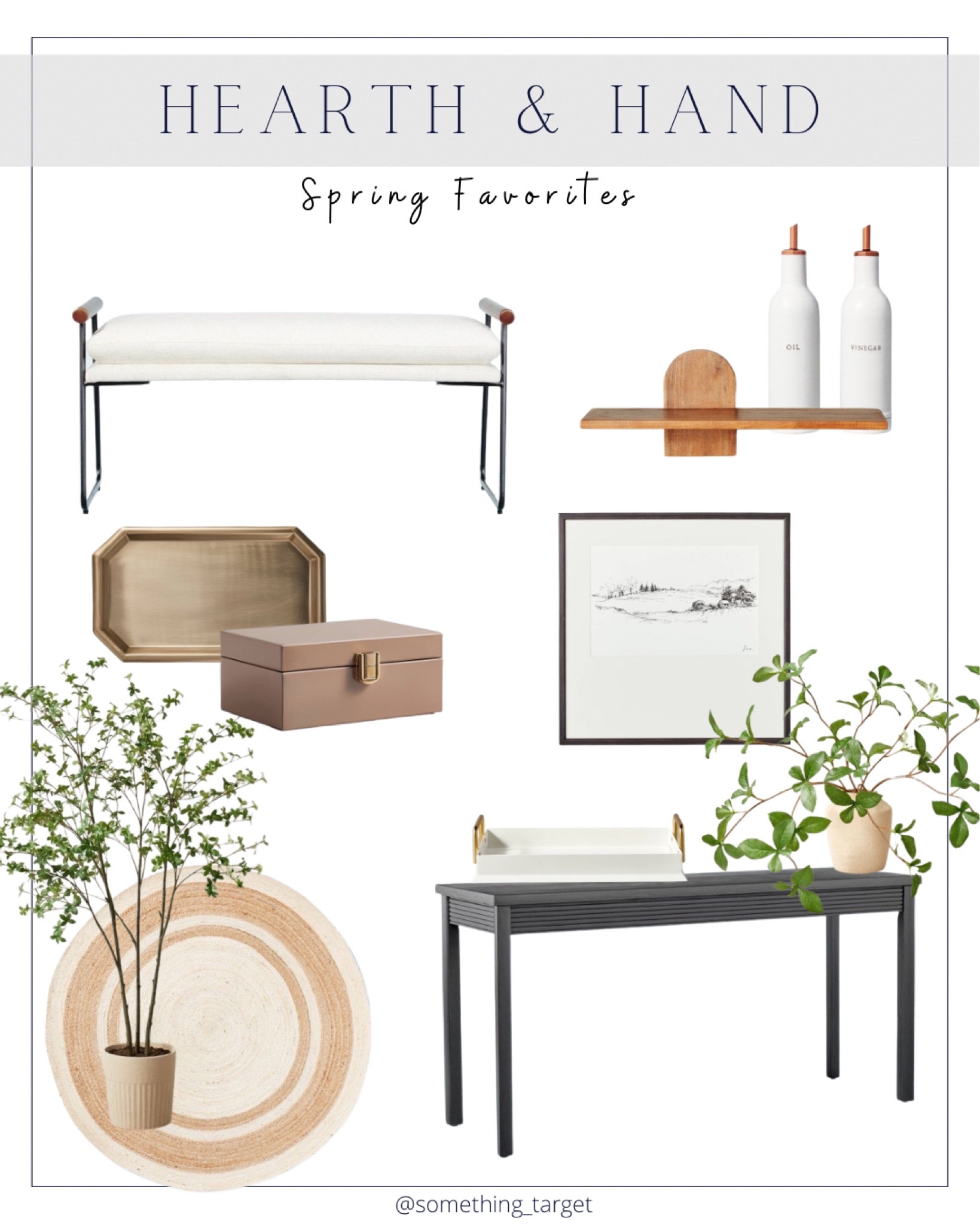 new hearth and hand with magnolia spring favorites. Writing desk, bench, decor trays, art. Beautiful artificial tree

#LTKGiftGuide #LTKhome #LTKSeasonal