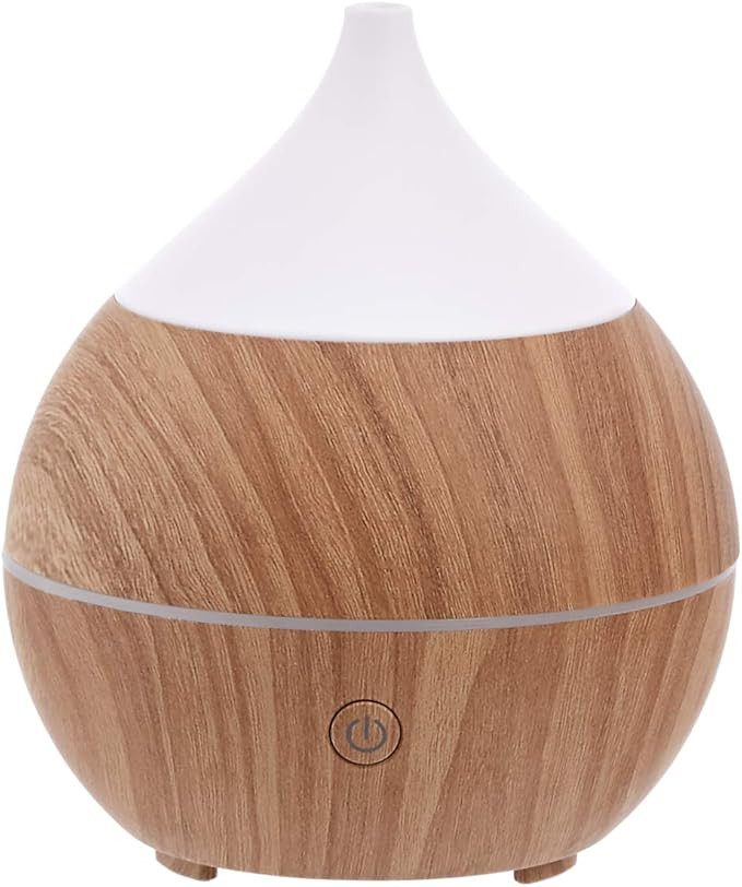 Amazon Basics 200ml Ultrasonic Aromatherapy Essential Oil Diffuser with Bluetooth Speaker, Classi... | Amazon (US)