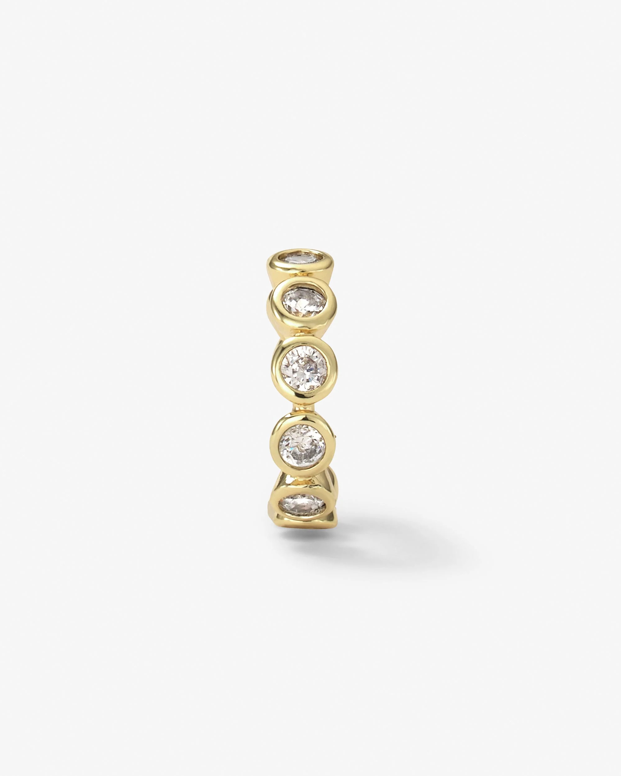 Baroness Ear Cuff - Gold|White Diamondettes | Melinda Maria Jewelry