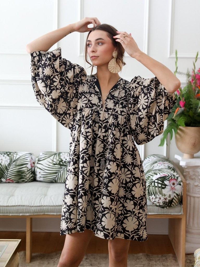 Shop Mille - Daisy Dress in Night Bloom | Mille