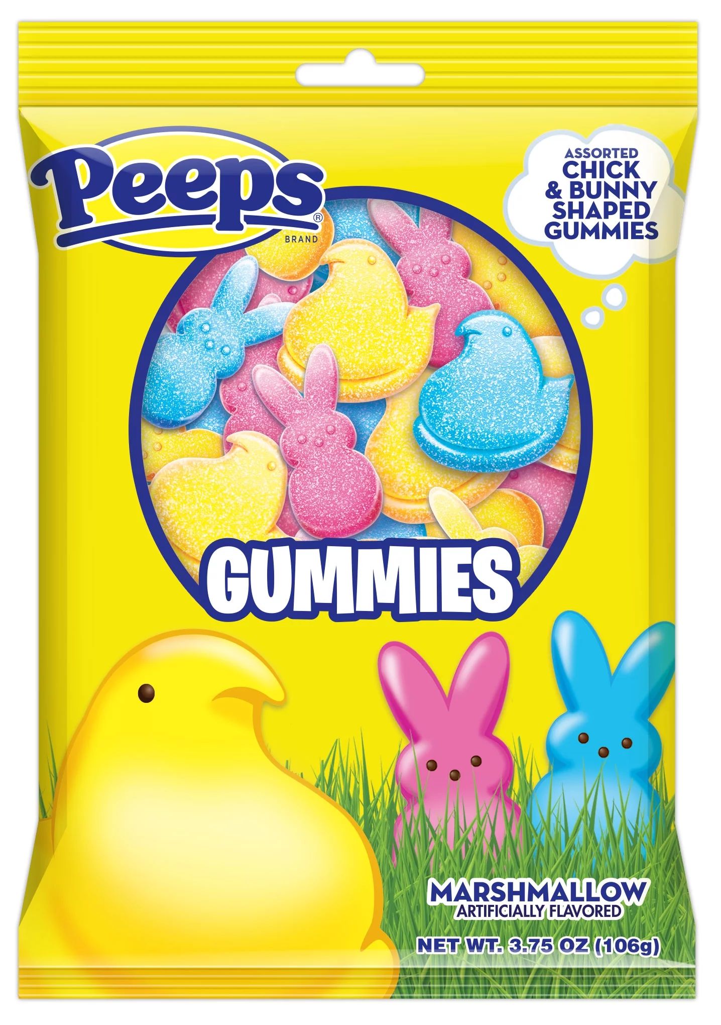 Peeps Chick and Bunny Gummy Candy, Marshmallow Flavored, 3.75 oz | Walmart (US)