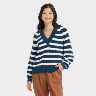 Women's V-Neck Pullover Sweater - A New Day™ | Target