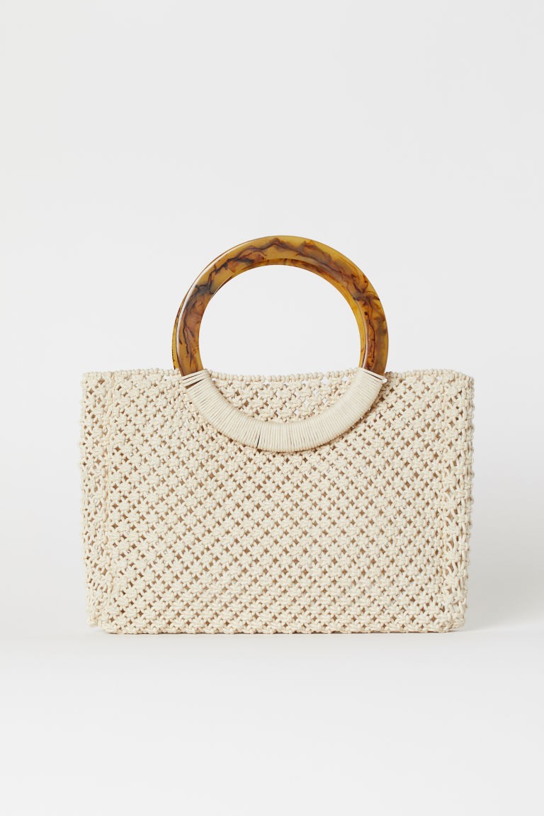 Sac à main en macramé | H&M (FR, IT, ES, PT, BE)