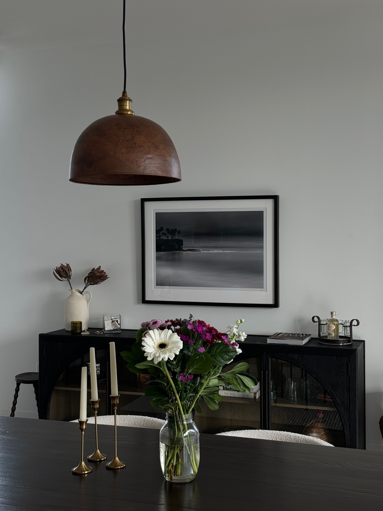 Obsessed with our new light fixture & sideboard. Both on a biiiig sale

#LTKsalealert #LTKhome