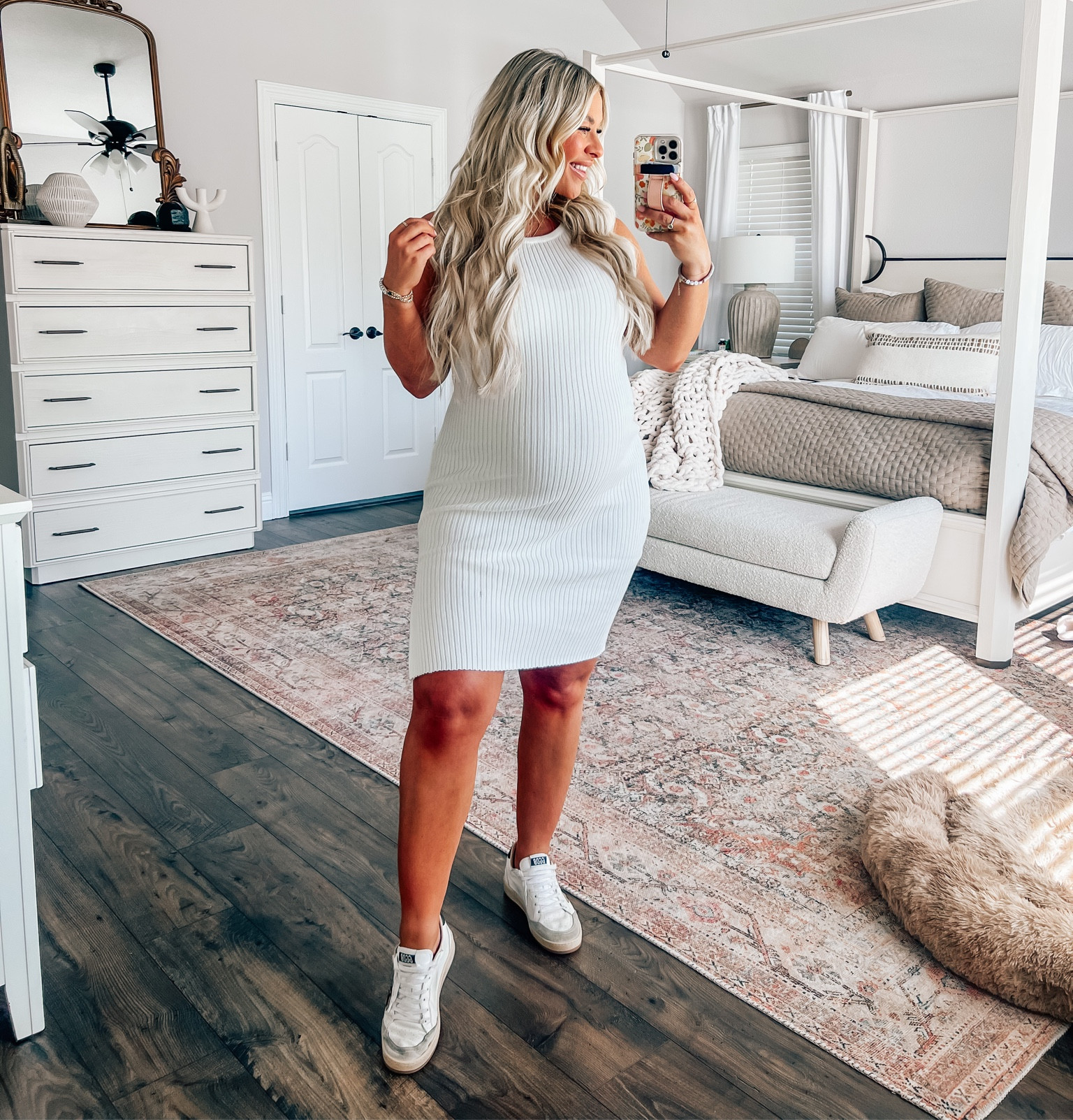 Sized up to a large for the bump! I’m wearing medium in the shape wear 

#LTKunder50 #LTKbump